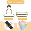 Lusofie 10 Pairs Overall Buckles Replacement 2 inch Inside Overall
