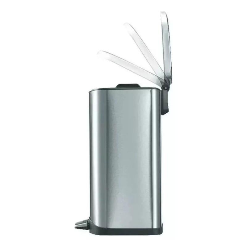 Eco Living Bote Basura Acero Inoxidable Apertura Pedal 11 L