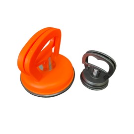DR.TREE Suction Cup, Strong Adhesion, Large Suction Cup + Small Suction Cup, 2-Piece Set, Car Dent Repair, Load Handling, Car One-Touch Suction Cup, Orange + Black