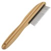 WeddHuis 1 Wooden Handle Dandruff Comb Extra Fine Tooth Comb