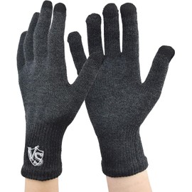 VITAL SALVEO CJ-5503 Smartphone Compatible, Compression Gloves, Fingertip Conductive Type, Can Be Used with Smartphones When Worn, Thin, Warm, Office, Inner Gloves, Outdoor, Sports, Exercise, Unisex,
