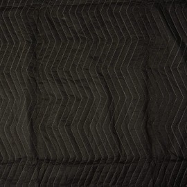 US Cargo Control Performance Mover Moving Blanket - Black/White Movers Blanket - Durable Cotton/Polyester Blend Fabric - Washable and Reusable - 80 Inches Long By 72 Inches Wide