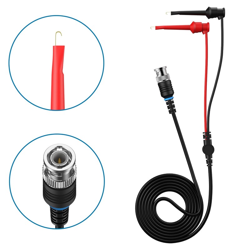 AUTOUTLET P6100 100 MHz Oscilloscope Clip Probes with BNC to