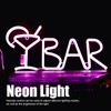 BAR Letters Shaped LED Neon Light Shop Signs Light for