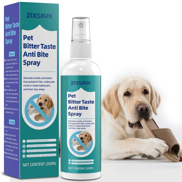 Zixsavk Bitter Apple Spray for Dogs - No Chew Spray