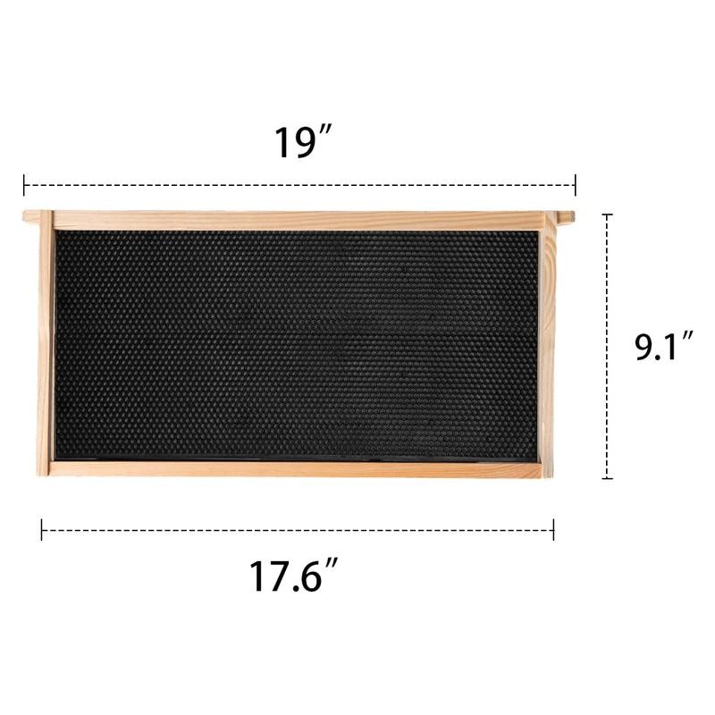 MayBee Hives Unassembled 8/10 Frame Deep Bee Box BeesWax Coated