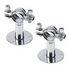 Antrader Wall Mount Ceiling Mount Shower Curtain Closet Rod Rail