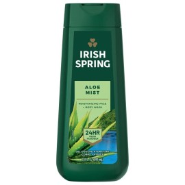 Irish Spring Moisturizing Face + Body Wash Aloe Mist 20 OZ