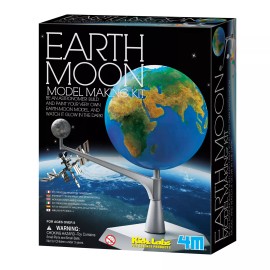 4M New - 4M Earth and Moon Model Making Kit - Ages 8+ | 1+ players