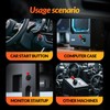 Push Start Joystick,Metal Push to Start Accessories,Car Engine Start Stop