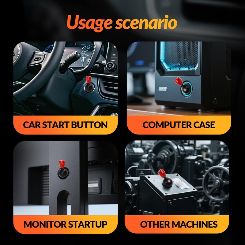 Push Start Joystick,Metal Push to Start Accessories,Car Engine Start Stop