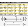Kyoto Machine Tools (KTC) NM1S-1012 Straight Short Glasses Wrench