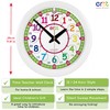 ertt Teaching Wall Clock - Learn The Time Wall Clock