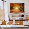 U-SITU タペストリー 壁掛け 壁飾り 森 林間 自然景色 オシャレ 背景 多機能