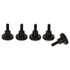 PrecisionGeek Shoulder Thumb Screws Blackened Steel DIN 464 Hand Grip