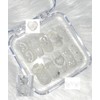 Angelic White Handmade Nail Tips - Long Oval / 엔젤릭