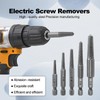 Screw Extractor Drill Bit Set, 10 Pcs 1/4" Hex Shank