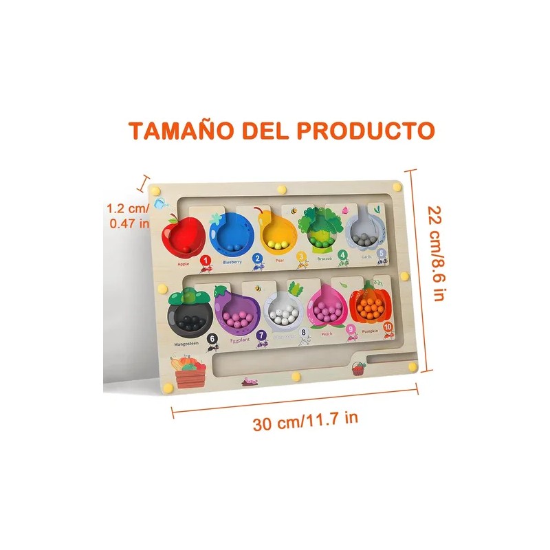 Laberinto Magnético Didáctico Para Niños Juegos Montessori