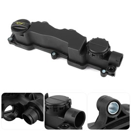 VOBOR Engine Valve Rocker Cover, Cylinder Head Valve Cover, Engine Valve Cover Cylinder for Citroen 1.6 HDI Berlingo C2 C3 C4 C5 Xsara 0248L1