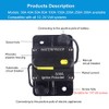 wohhom WOHHOM 30 Amp Circuit Breaker DC 12V -48V Waterproof