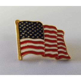 3 American Flag Lapel Pins Blue Line Patriotic Back the Blue USA
