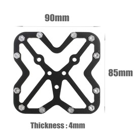 CyclingDeal Compatible with Look Delta Bicycle Cleats with Clipless Pedal Platform