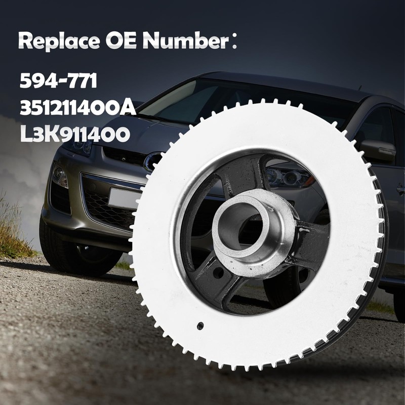 594-771 Engine Harmonic Balancer Crankshaft Pulley Compatible with Mazda 3