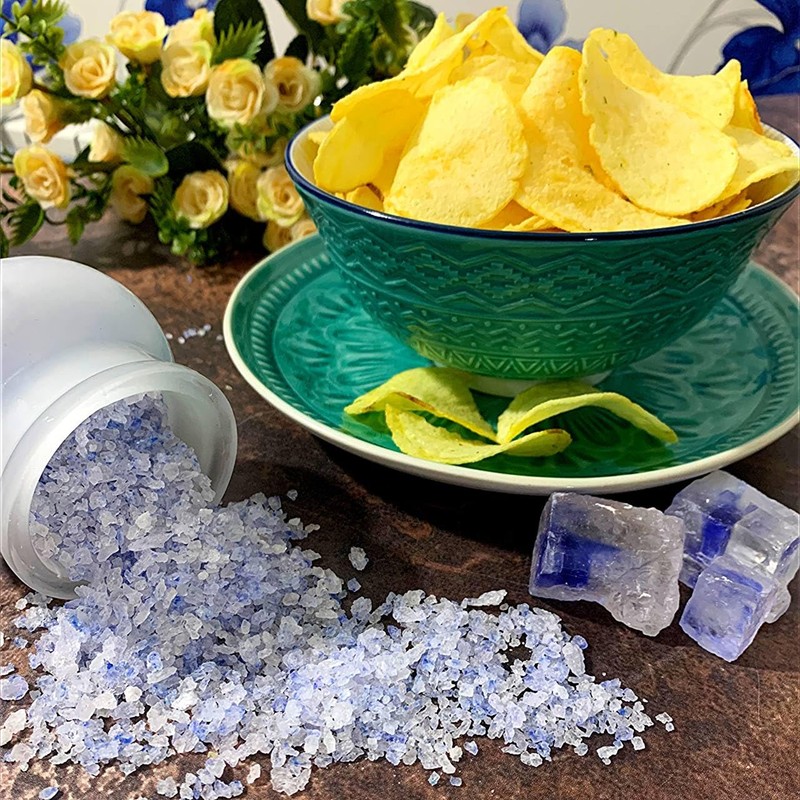 Premium Blue Salt Crystals – Coarse, Rare Mineral Salt, High