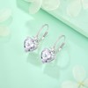 Starchenie Birthstone Earrings for Women 925 Sterling Silver Lover Heart