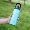 Konokyo 22oz Stainless Steel Bottles with 3 Lids Sport Insulated