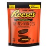 Reese's Thins Peanut Butter Cups Dark Chocolate, 165g/5.8 oz., {Imported