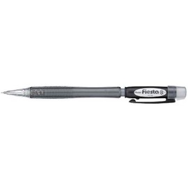 Pentel AX105 Fiesta Set Of 6 Refillable Mechanical Pencil 0.5 mm Transparent Black