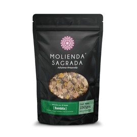 Molienda Sagrada, Té Bambita, Infusión de Té Verde en Hoja y un toque a Mango, 150 gramos