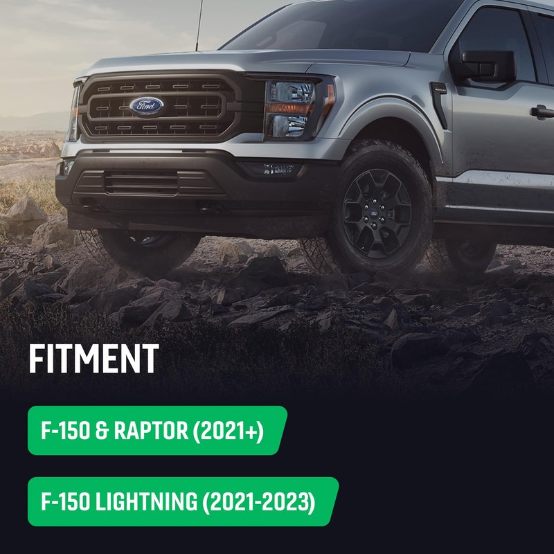 Bedside MOLLE Panel Rack System Compatible with 2015–2023 F-150, Raptor,