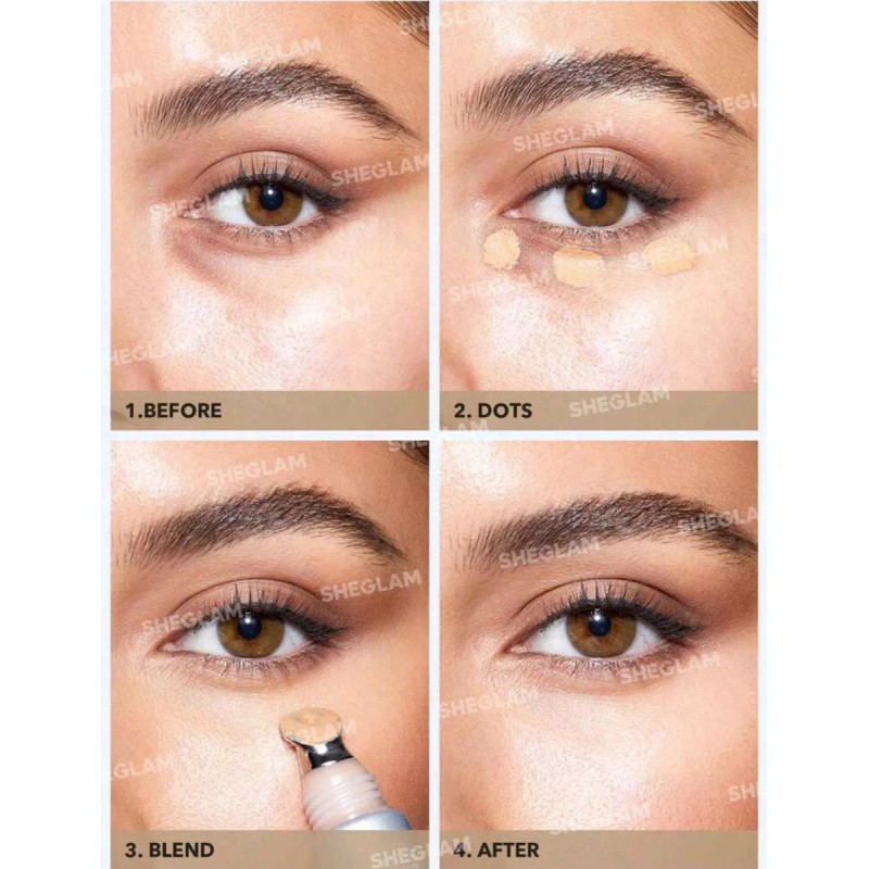 Sheglam Corrector Refrescante Bright Eyes Alta Cobertura Tono Buttercream