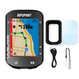iGPSPORT BSC300 Cycle Computer, GPS, Bicycle, Cyon Wireless, 2.4 Inch ANT+ & Bluetooth Cycling Speedometer and Odometer, Type-C Fast Charging and Large LCD Auto Backlight, Phone Notifications, 130+ Types of Data Display, IPX7 Waterproof, Fits All Electri