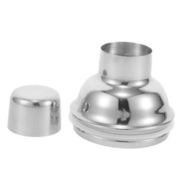 ULTECHNOVO Stainless Steel Cocktail Shaker Lid Spill-Proof Replacement Cover for Shaker Cups Sturdy Metal Cap for Home Bar Mixology