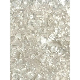 Cisco Traders 4oz Clear Quartz Gemstone Chips 5-10mm Reiki Healing Crystal Energy Power Aura