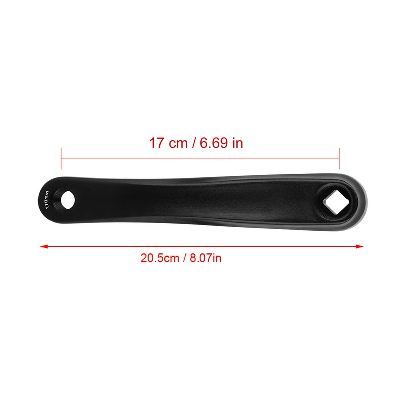 170mm Bike Crank Arm Lightweight High Strength Deformation Resistant Square