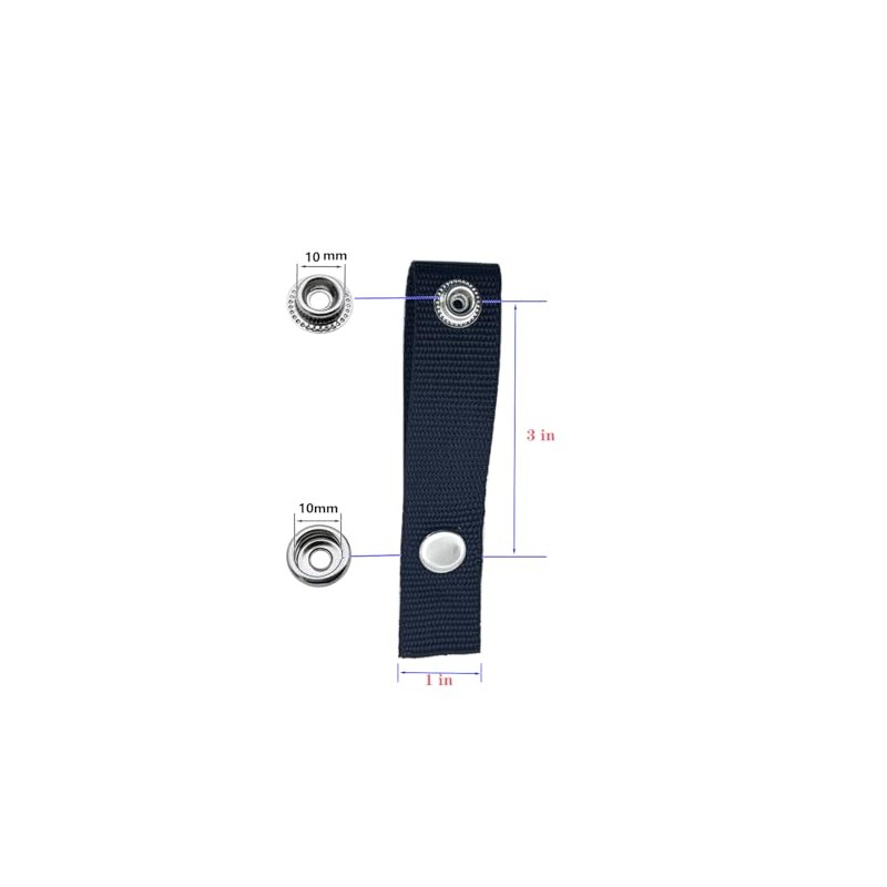 Boat Cover Snap Extender -Brass Heavy Duty snap - Extension