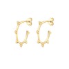 Elli Women's Genuine Jewellery Creole Earrings Geo Look Basic Balls
