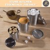 Tanjiae Compact Stainless Steel 100% Airtight Canisters Sets for Small