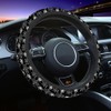 Dolphins Elastic Steering Wheel Cover Two Dolphins in The Blue
