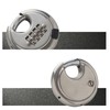 Security Padlock 4 Digits Waterproof Resettable Combination Lock Stainless Steel