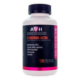 Suplemento A4h Berberina Inositol Acido Alfalipoico 120 Caps Sabor Sin Sabor