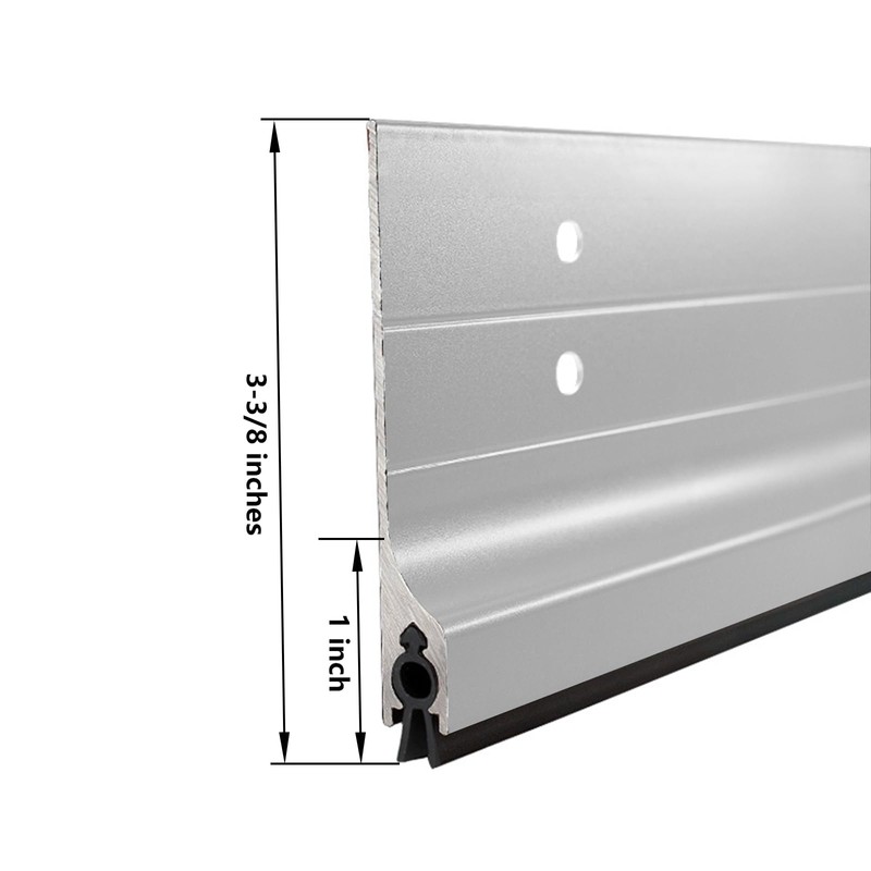 GALOFAY Door Metal Draft Stopper 28 inches Aluminum Mouse Blocker