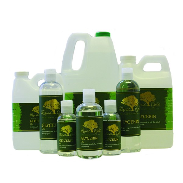 10 oz Liquid Gold Premium Glycerin Oil Pure & Organic for Skin Hair and Health