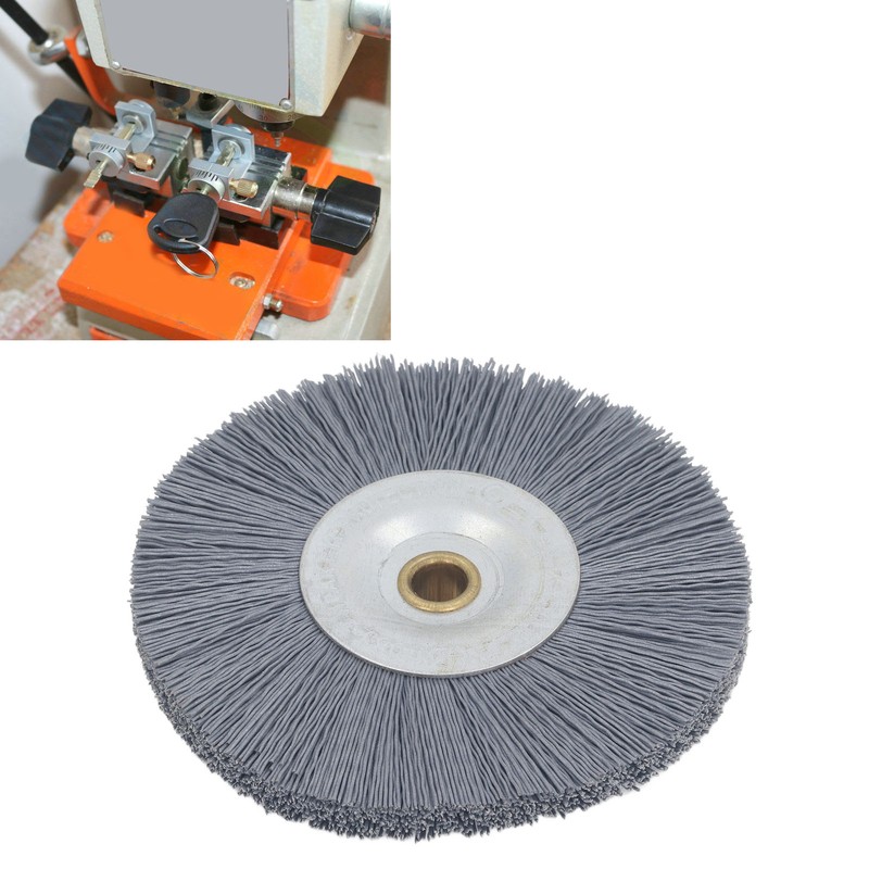 Key Machine Deburring Brush 120mm OD 10mm ID 15mm Thick