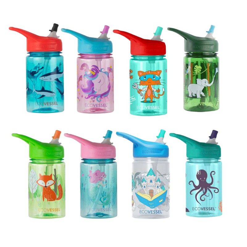 EcoVessel Splash Kids Tritan Bottle 355ml, Underwater