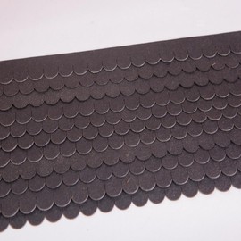 Generisch 2 Sets Roof Shingles Beaver Tail Mini (15mm)